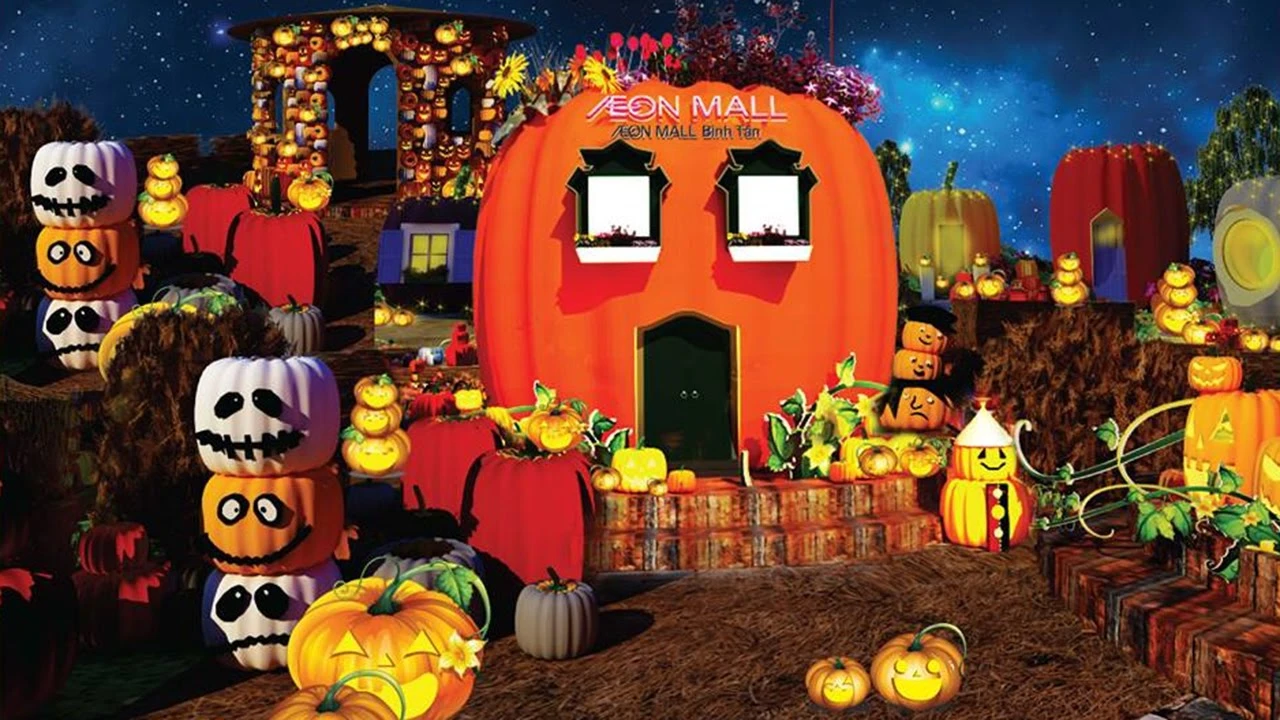 Không gian trang trí cho sự kiện Halloween
