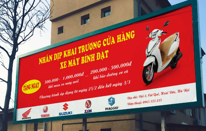 Những bí quyết thiết kế băng rôn khai trương cửa hàng đẹp
