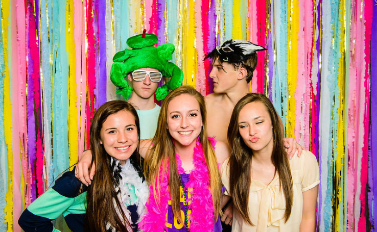 year end party photo booth