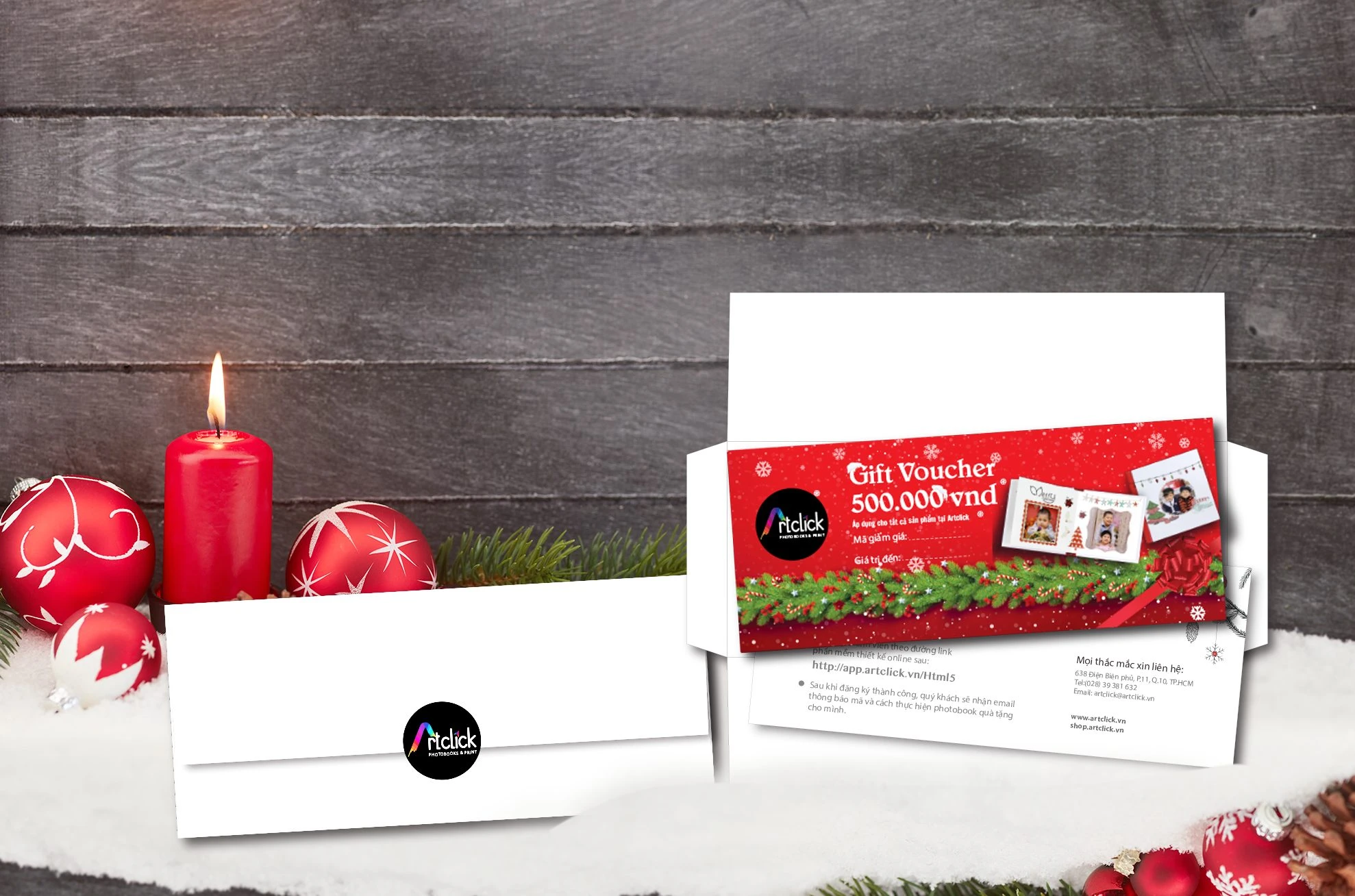 Voucher quà tặng trong chương trình lễ kỷ niệm doanh nghiệp
