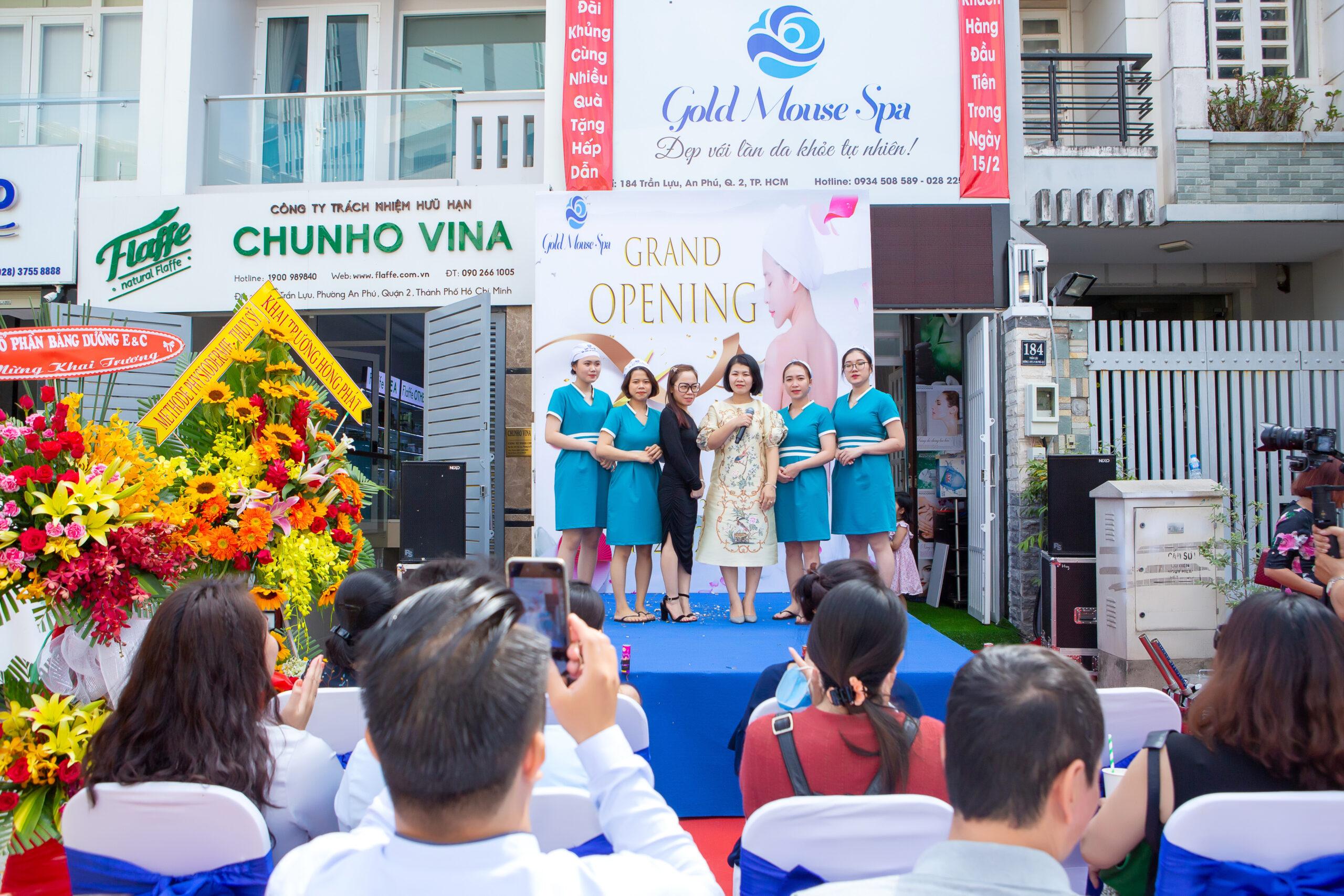 Nhộn nhịp ngày Lễ khai trương Thẩm Mỹ Viện Gold Mouse Spa – Đẹp với làn da khoẻ tự nhiên