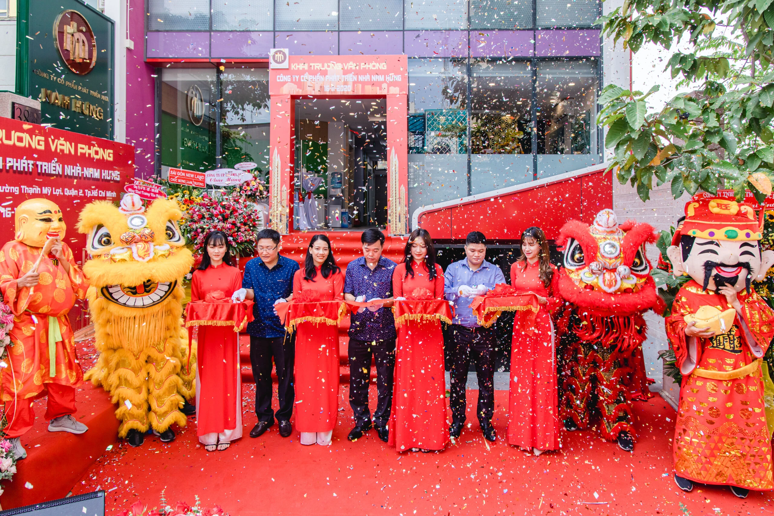 Hân hoan buổi Lễ Khai Trương Văn Phòng Công ty cổ phần phát triển Nhà Nam Hưng