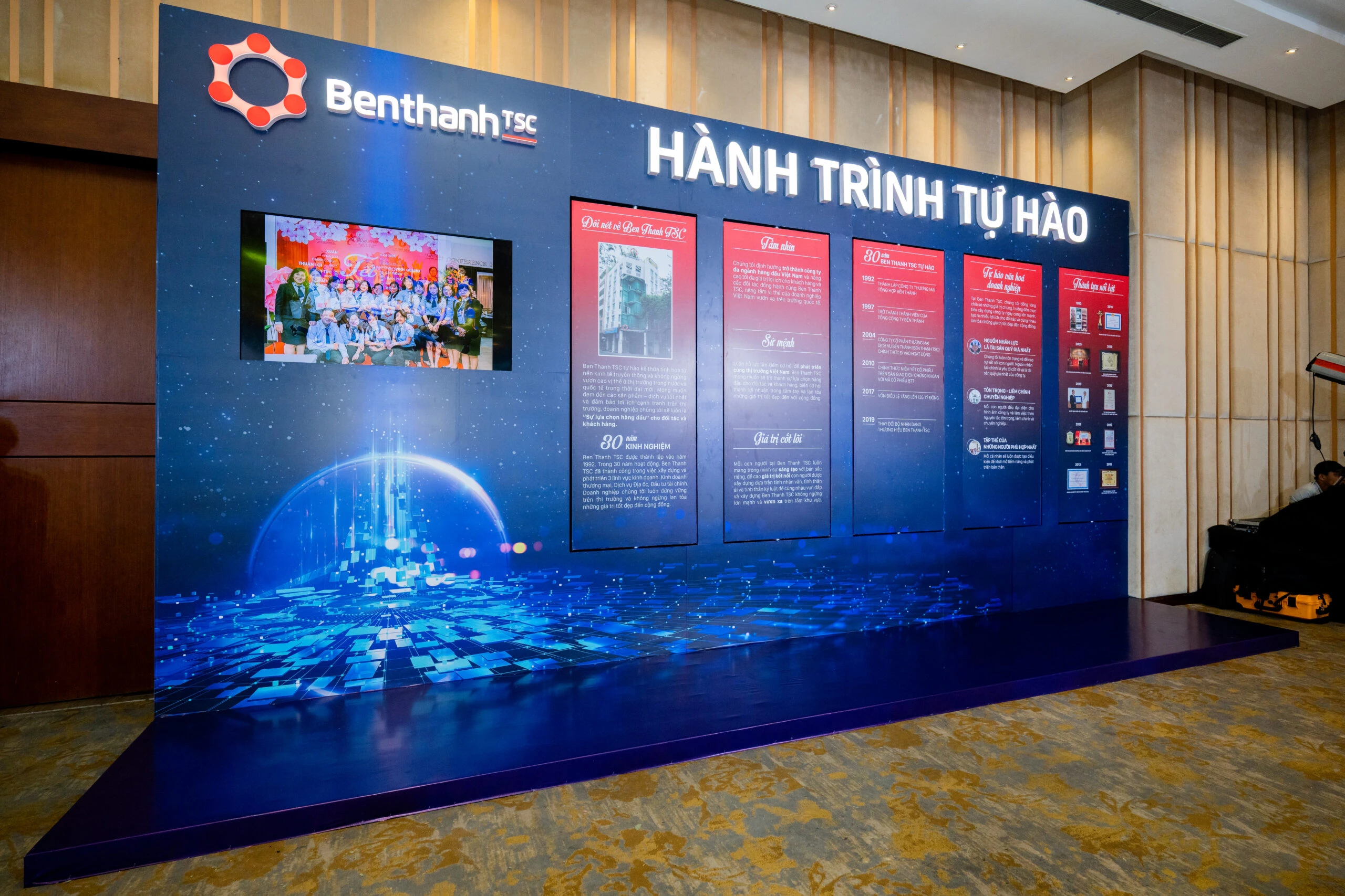 Photobooth sự kiện doanh nghiệp với concept nhận diện rõ ràng