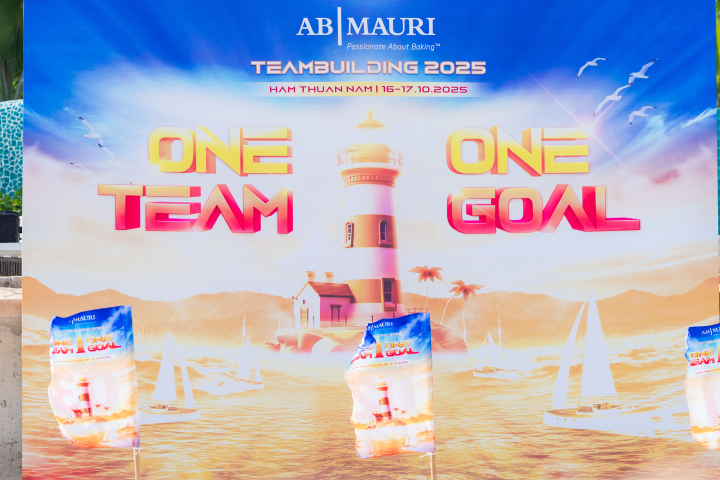 AB Mauri Company Trip 2025 tại Edensee Kê Gà Beach Resort với chủ đề One Team One Goal