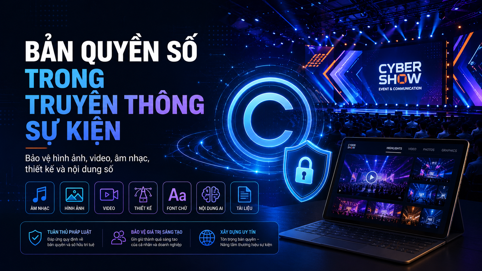 Bản quyền số trong truyền thông sự kiện doanh nghiệp