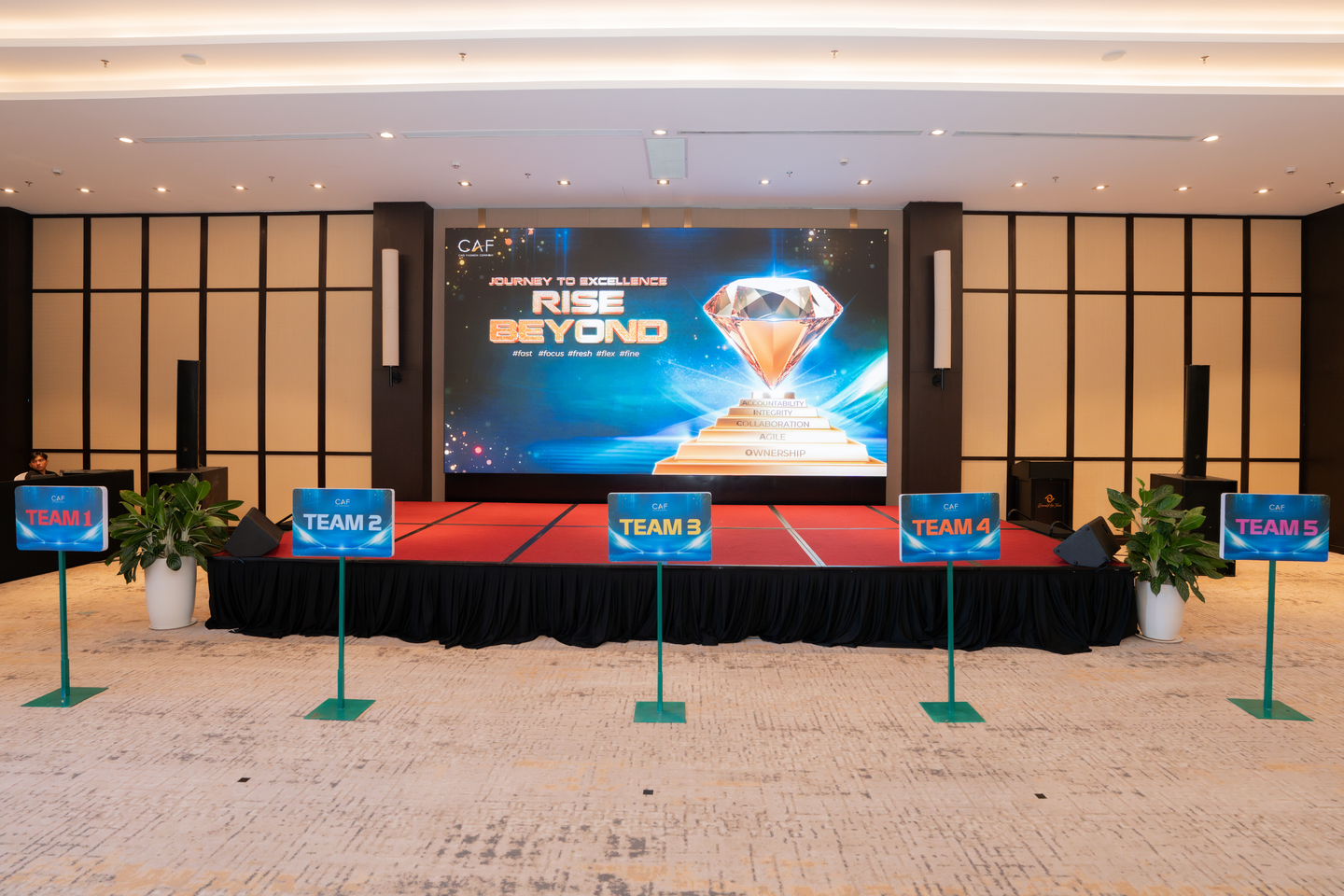 không gian CAF Workshop tại Emerald Hồ Tràm
