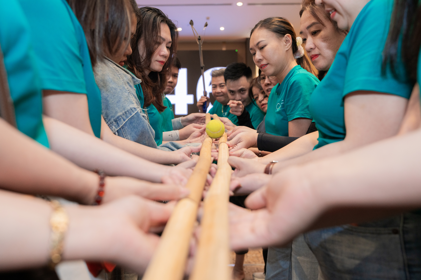 hoạt động teamwork trong CAF Workshop