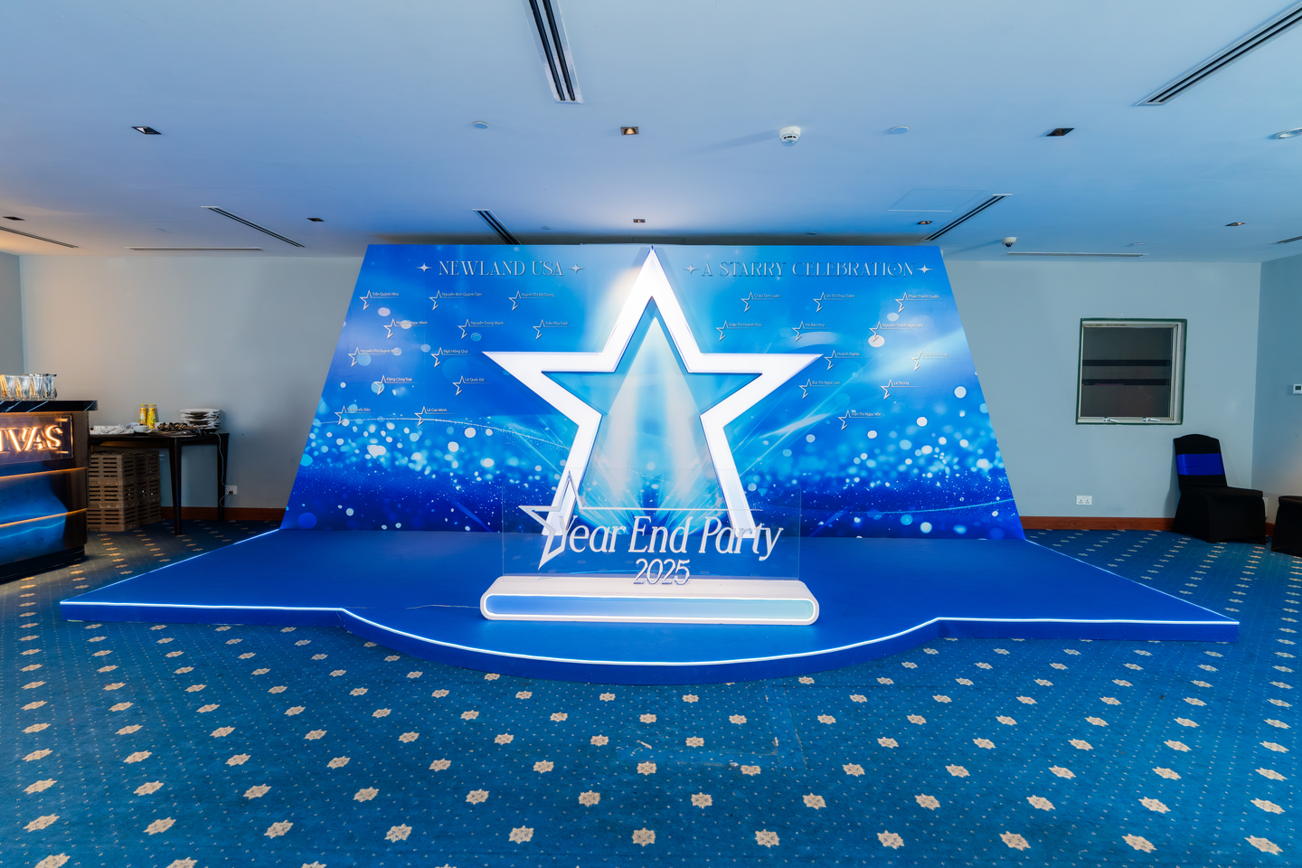 Khu vực check in Newland USA Company Trip chủ đề A Starry Celebration