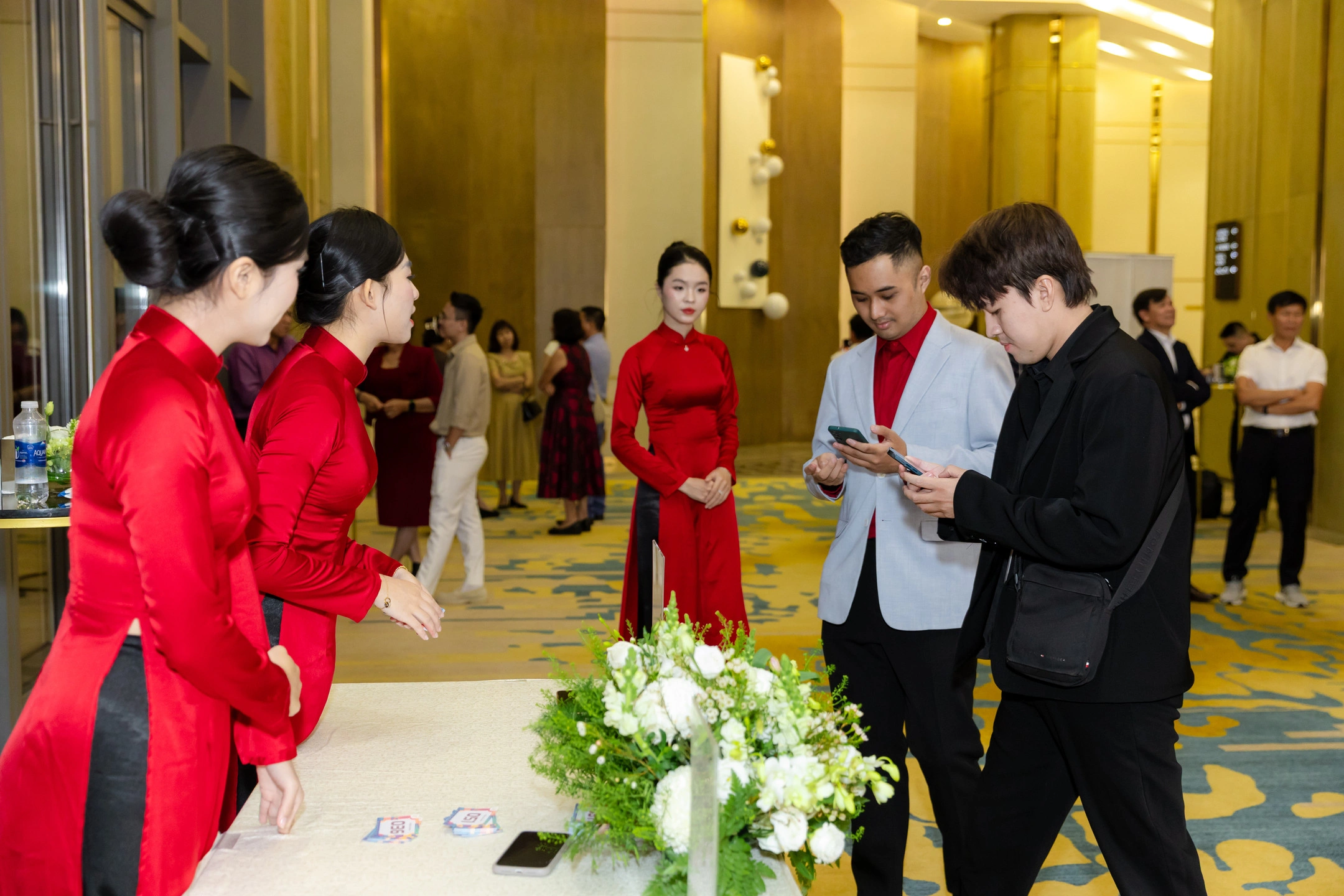 Khu vực đón khách Year End Party Itechwx tại Landmark 81