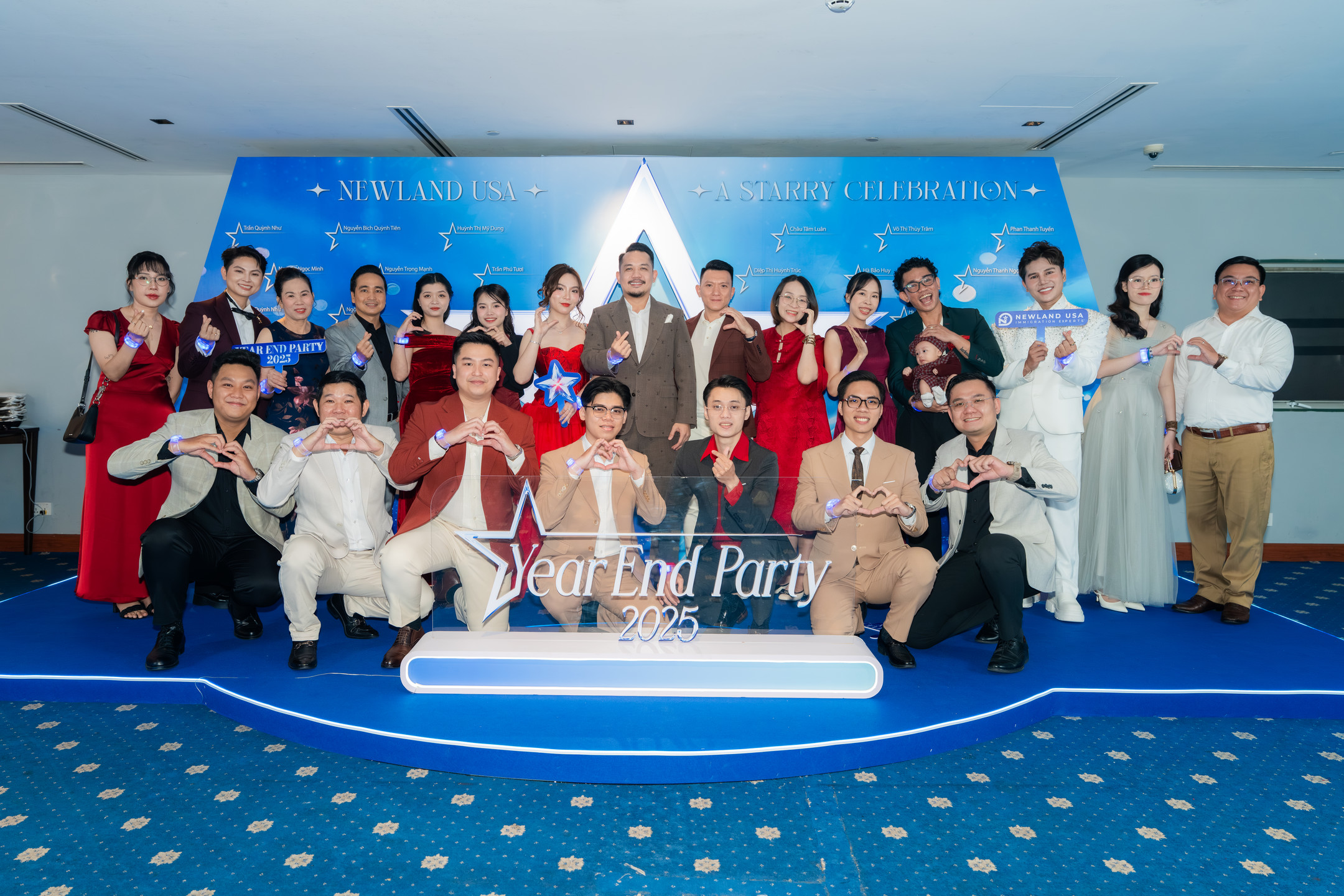 Không gian Year End Party Newlands USA tại Sheraton Saigon